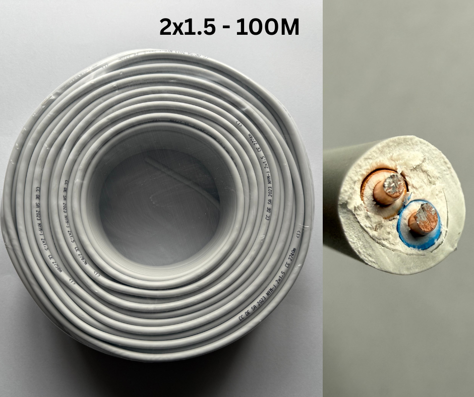 PPY (NYM- J) 2x1.5mm / 100M (TVRD KABEL)